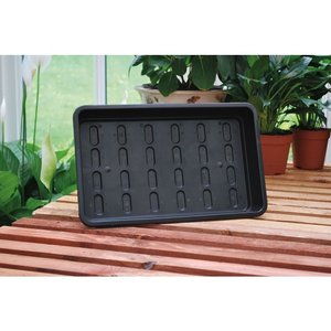 Midi Garden Tray In Black No Holes (G132)