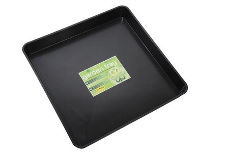 Square Garden Tray Black (G45)