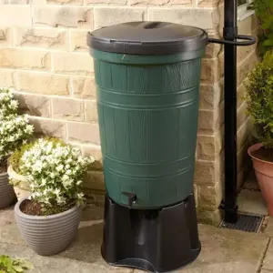 WATERBARREL 200L W/stand/diverter/tap